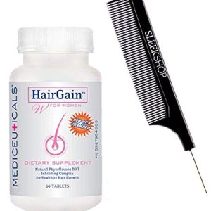 Therapro MEDIceuticals HairGain Suplemento dietético natural fitoflavona DHT inhibidor complejo para un crecimiento más saludable del cabello, Therapro MEDIceuticals HairGain Suplemento dietético natural fitoflavona DHT inhibidor complejo para un crecimiento más saludable del cabello,