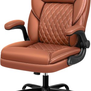 Silla de oficina, silla ejecutiva de cuero, sillas de escritorio de oficina en casa, silla ergonómica de escritorio para computadora con brazos Silla de oficina, silla ejecutiva de cuero, sillas de escritorio de oficina en casa, silla ergonómica de escritorio para computadora con brazos