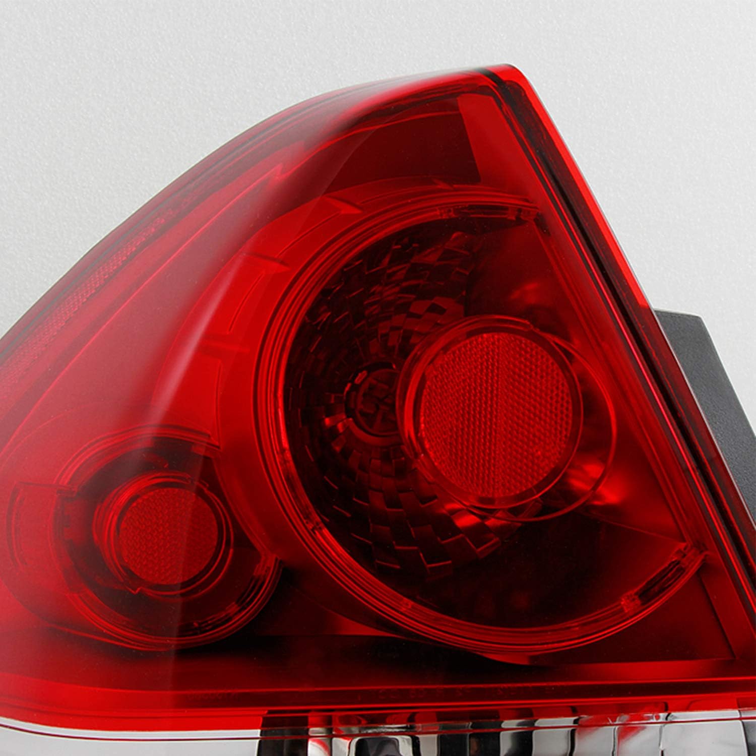 AKKON – Para Chevy Impala de repuesto de luces traseras rojas transparentes para conductorpasajero, par nuevo