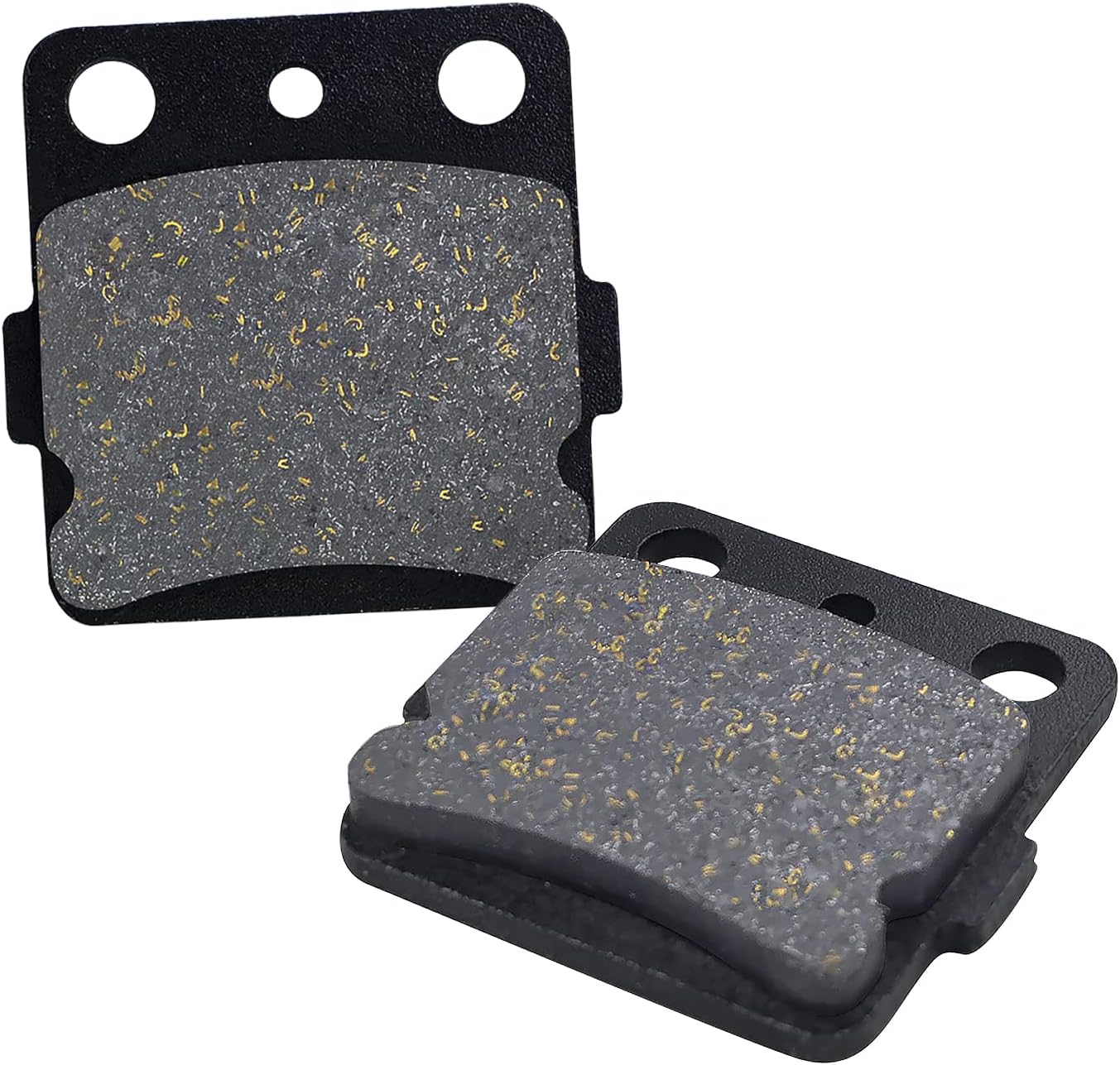 AHL Juego de pastillas de freno semimetálicas para Yamaha Warrior YFM350 1987-1988 BANSHEE YFZ 350 TUW 1987-1989 YFM350 XT 1987