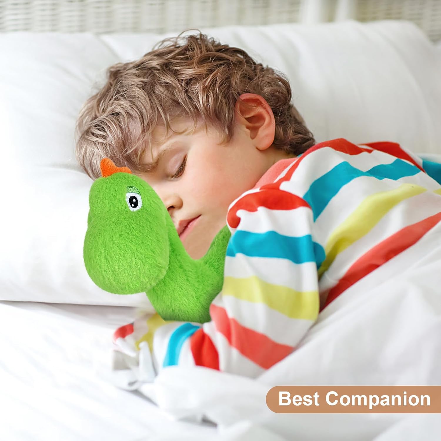 Peluche de dinosaurio braquiosaurio calentable y refrigerable, animal de peluche de dinosaurio para microondas con aroma a lavanda, almohadilla