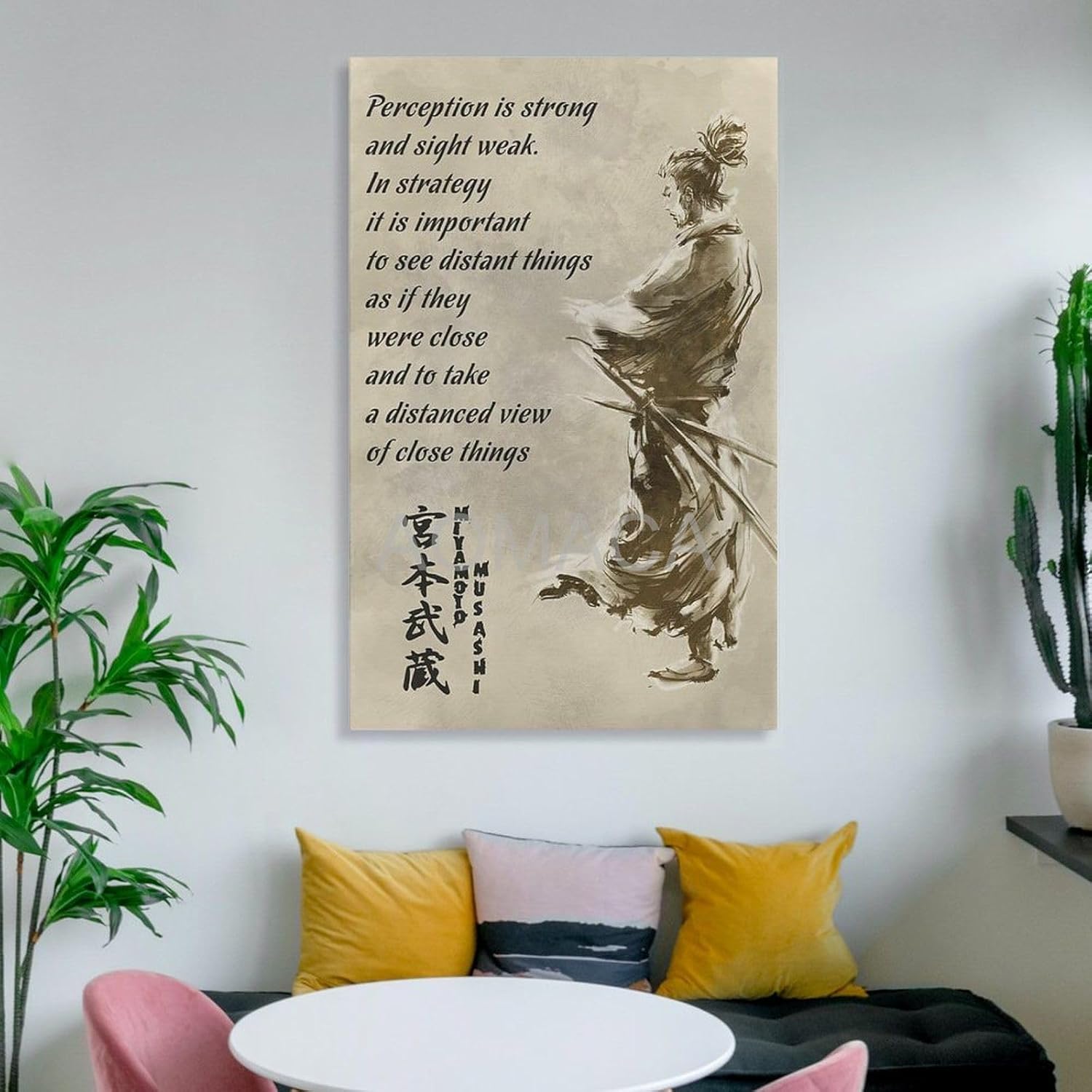 RCIDOS Vagabond Miyamoto Musashi – Póster de cómic japonés (2) pósteres e impresiones de pintura en lienzo para decoración de sala de estar,