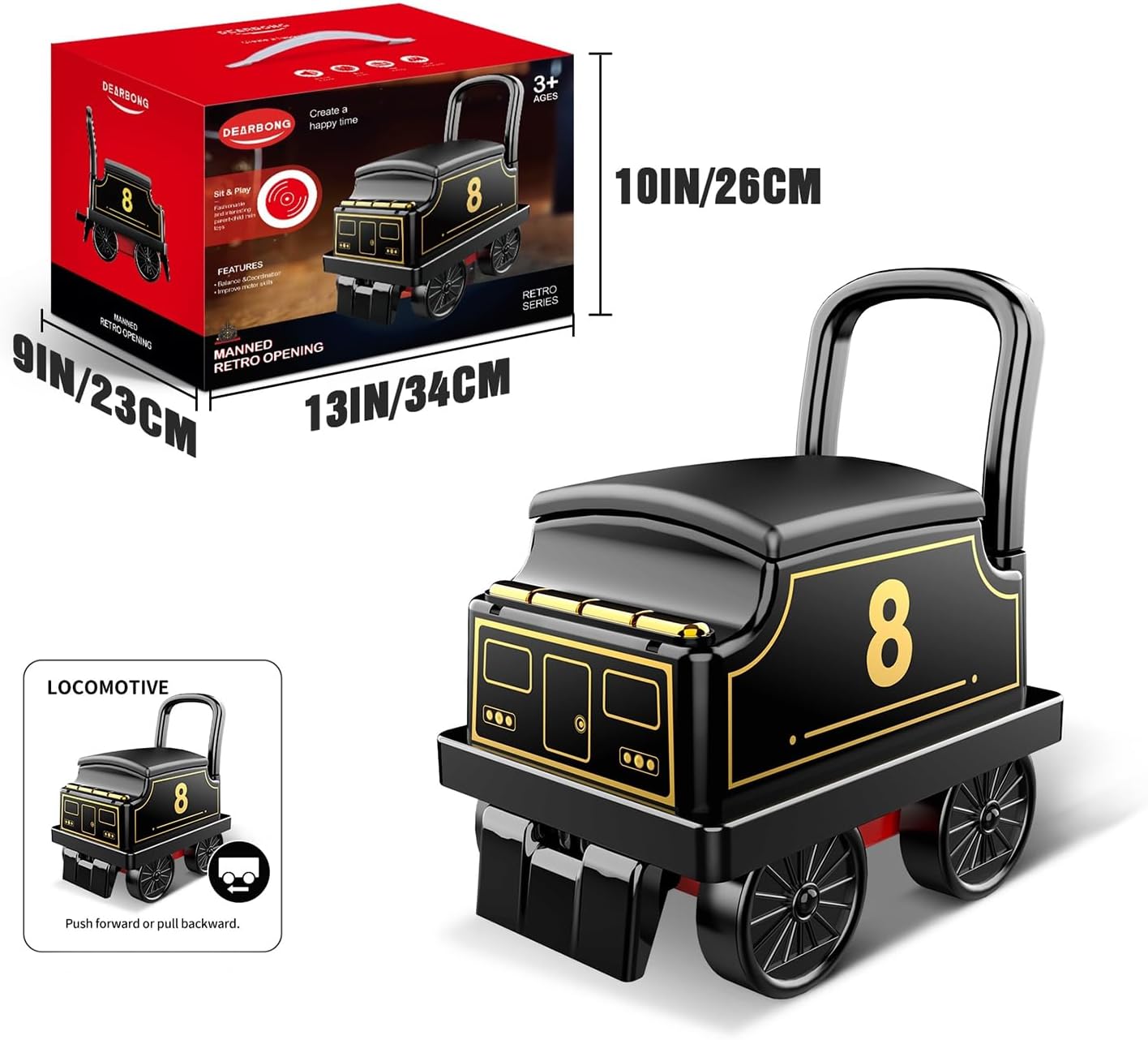 Juego de tren eléctrico de juguete con pista de 2 plazas, automóvil de carga, música, regalos ligeros de cumpleaños de Navidad para niños pequeños,