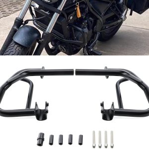 Barra de choque de carretera para Honda CMX500 Rebel 500 CMX 300 Rebel 300 2017 2018 2019 2020 2021 2022 Protección de marco, protectores de motor Barra de choque de carretera para Honda CMX500 Rebel 500 CMX 300 Rebel 300 2017 2018 2019 2020 2021 2022 Protección de marco, protectores de motor