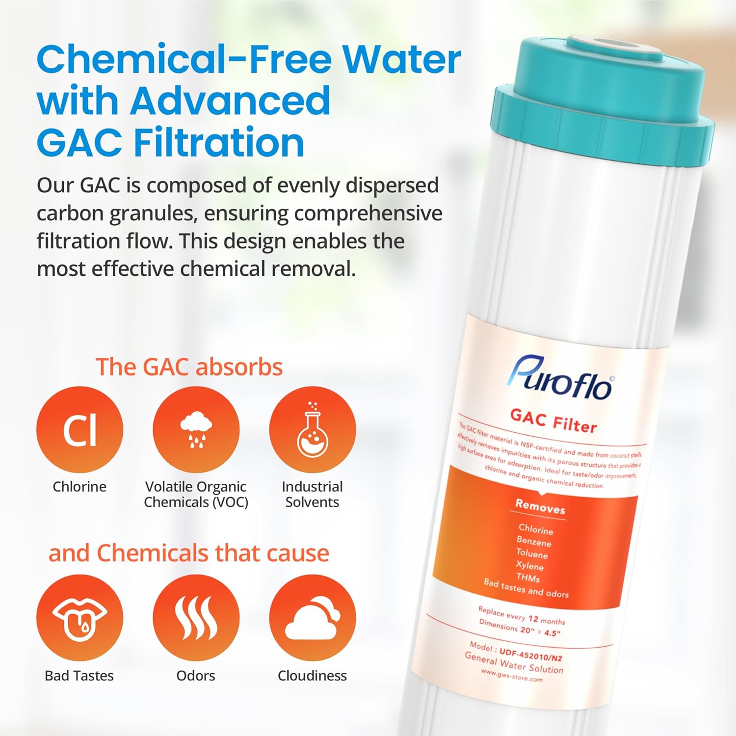Juego de filtro de agua para toda la casa y filtro ProQ