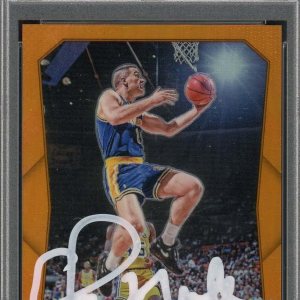 Chris Mullin Autographed 2015 Panini Orange Prizm Signed Card #273 Auto PSA 10 Chris Mullin Autographed 2015 Panini Orange Prizm Signed Card #273 Auto PSA 10