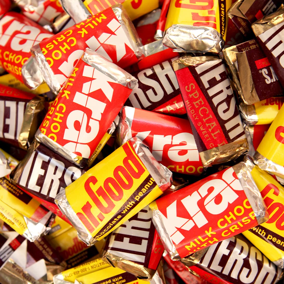 116 piezas de dulces de cumpleaños en miniatura, chocolate y besos (1.50 libras, aproximadamente 116 piezas) – Velas