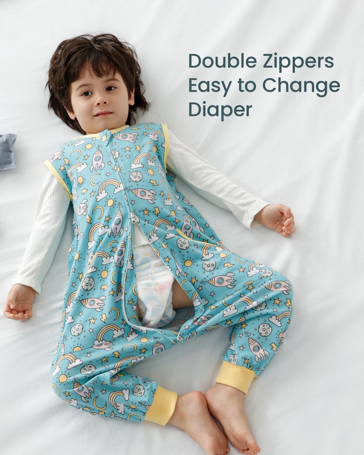 HOMEAL Sacos de dormir para bebé, sacos de dormir para niños pequeños de 12 a 18 meses, 18 a 24 meses, saco de dormir para niños pequeños con
