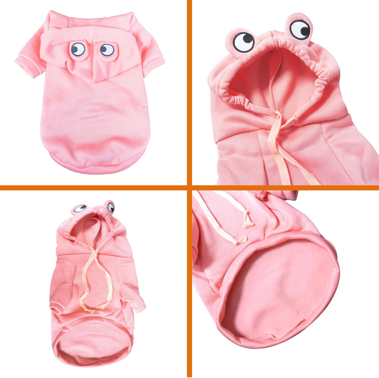 Suéter para perro, sudadera con capucha para perro, suéter de gato, disfraz de gato, disfraz de rana con forma de rana, ropa de cosplay, abrigo,