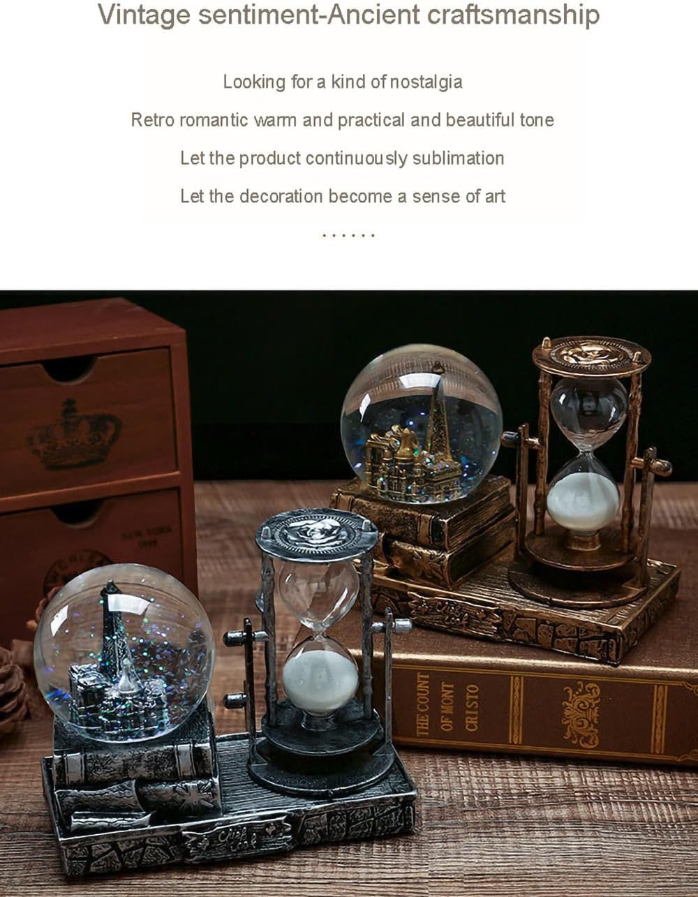 MANFAITH, Temporizadores de arena para niños, reloj de hora con arena, temporizador de reloj de arena, tamaño 6.7 x 5.5 in (amarillo), adecuado para