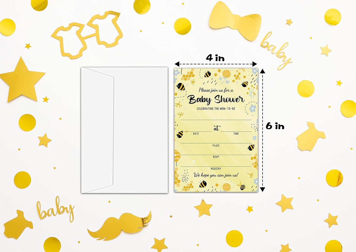 Juego de baby shower – Tarjetas de juego de baby shower – Decoración de suministros de recuerdo de fiesta de baby shower (04)