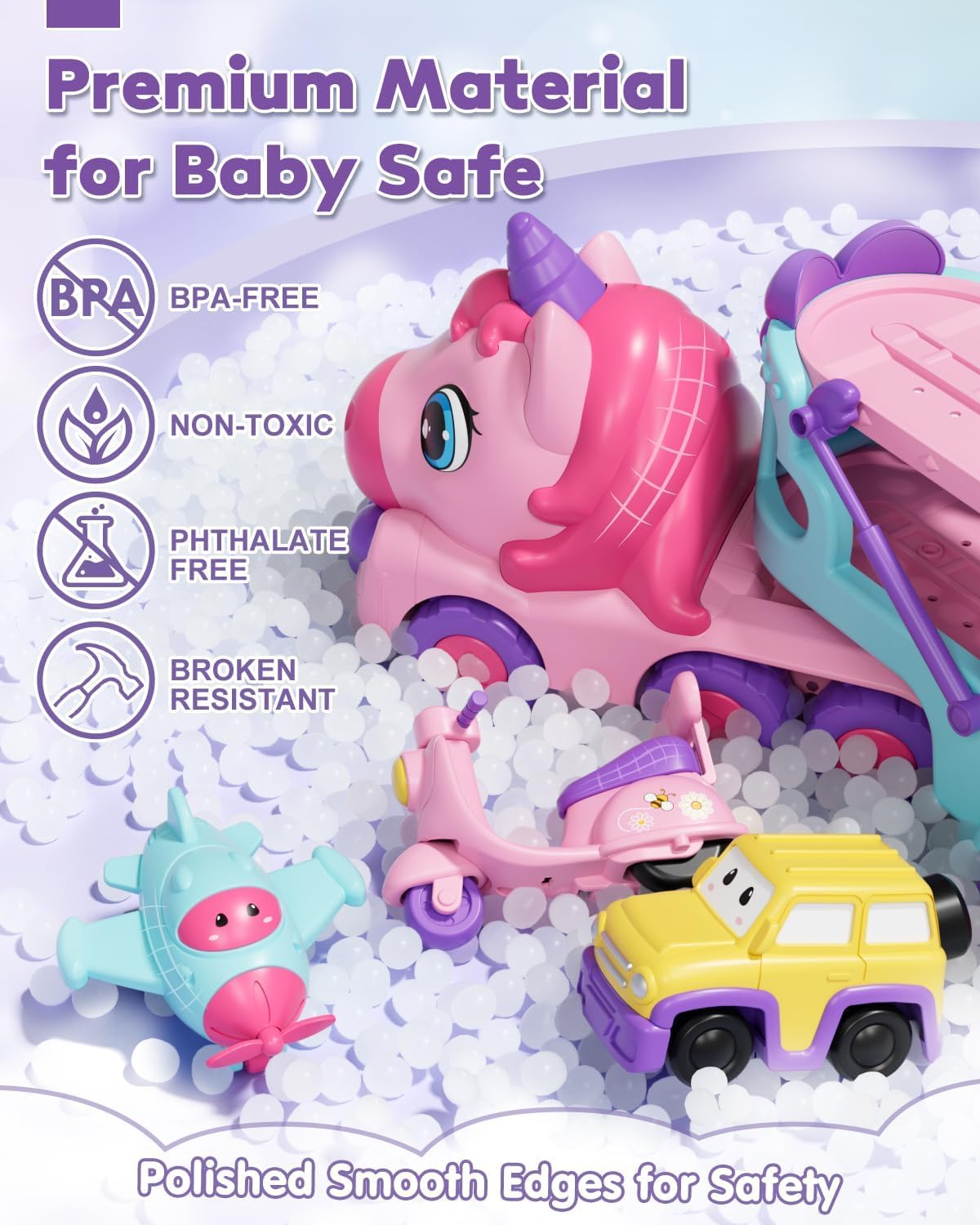 Lehoo Castle Juguetes para niñas pequeñas, juguetes para niñas de 2 años con luces y música, juguetes para niños pequeños de 2 a 3, juguetes de