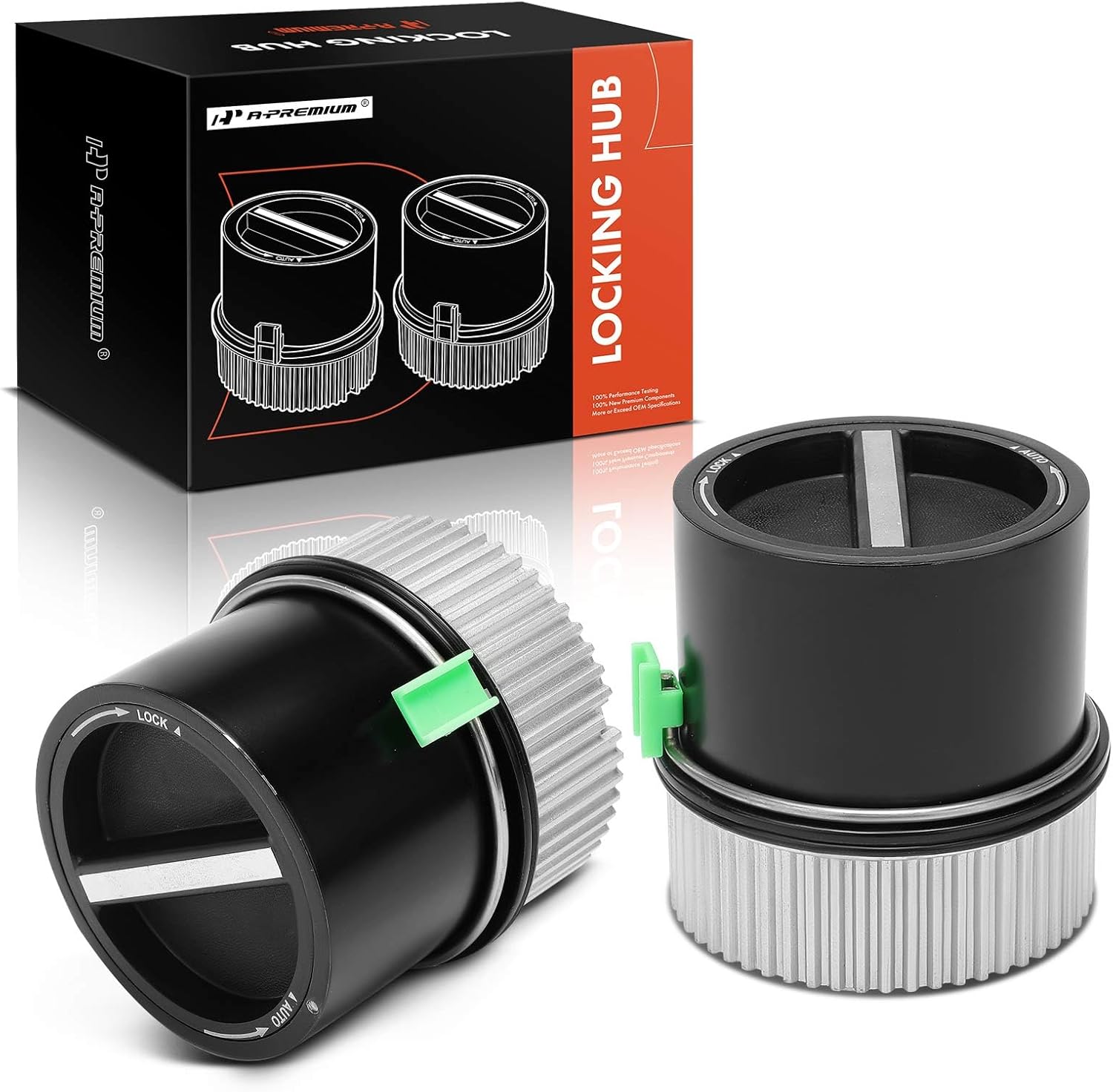 A-Premium Ensamblaje de enlace del eje del actuador de buje de bloqueo automático 4WD, compatible con Ford F-250 Super DutyF-350 Super Duty