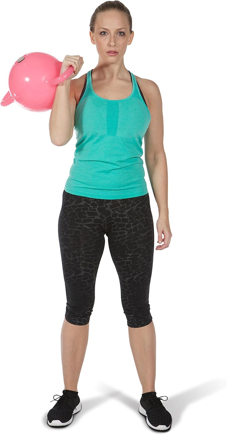 Kamagon Pelota de ejercicio, rosa, 9 pulgadas con DVD de entrenamiento