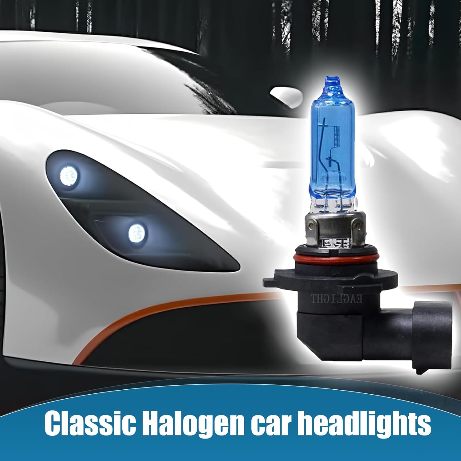 Pack-2 Luces halógenas para automóvil, 12 V 100 W, súper brillantes, de luz alta, luces antiniebla de conducción universal, impermeables, para