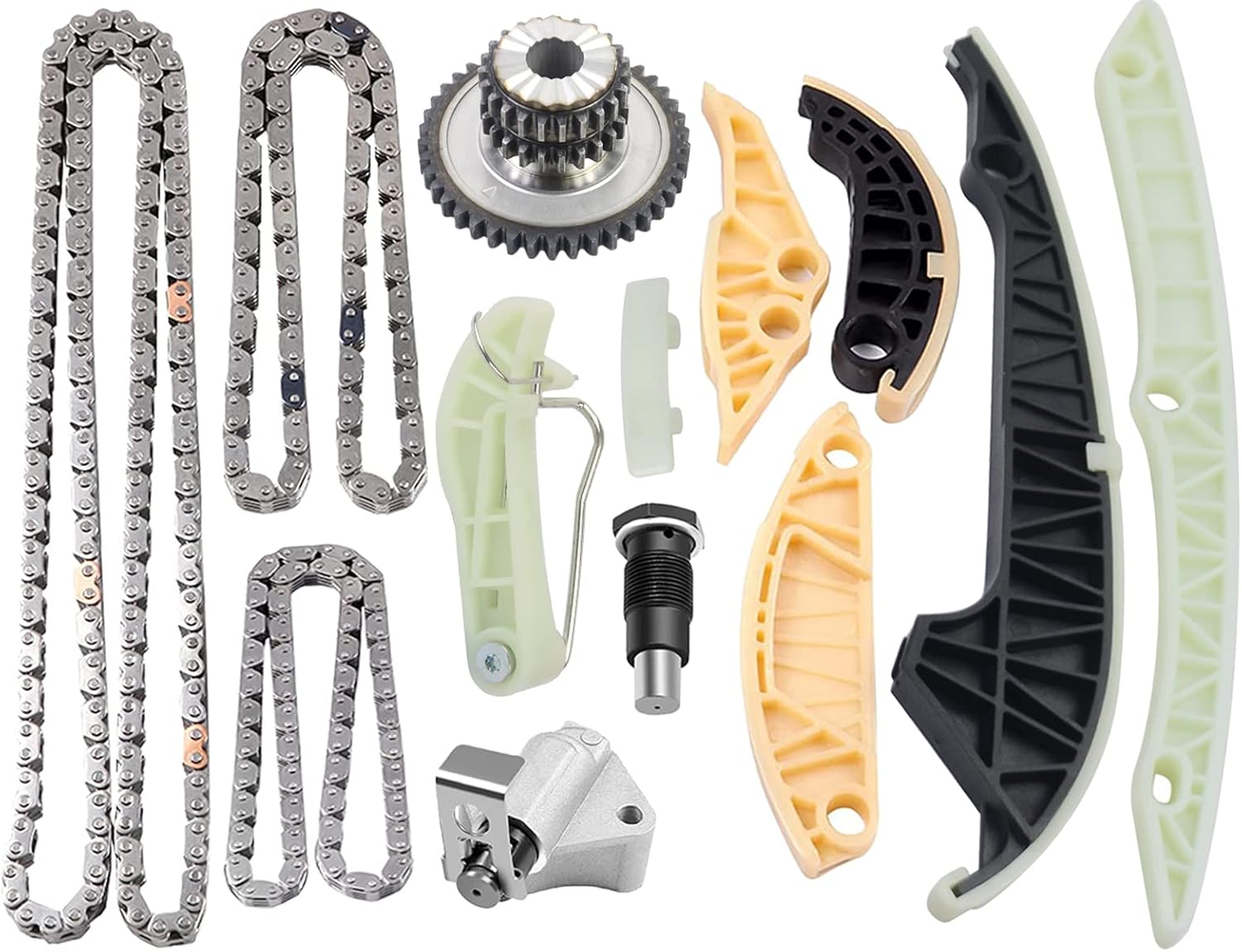 GELUOXI Kit de cadena de distribución 06H109469T 06H109469AD Cubierta de sincronización 06H109210AG Soporte de puente de leva 06H103144J Reemplazo
