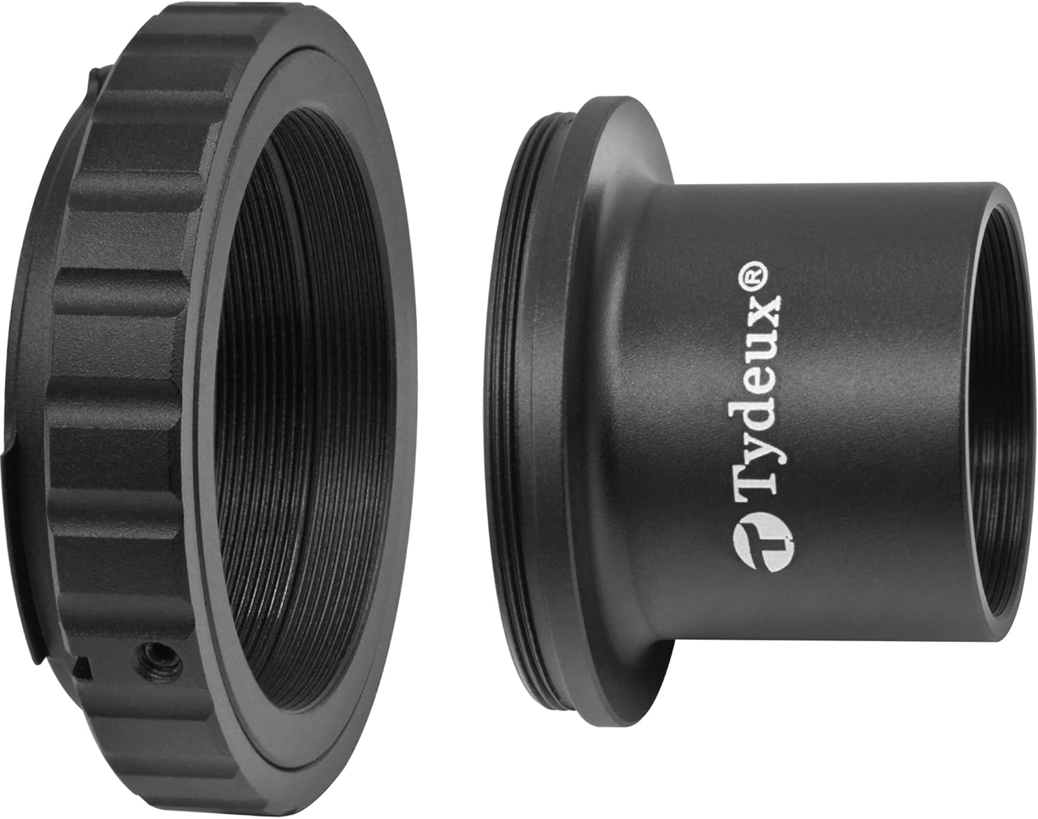 Tydeux Anillo en T y adaptador de telescopio M42 a 1.25″ (montaje T) para cámaras de telescopio P entax-k de 1.654 in – para cámara K-x, K-r, K-01,
