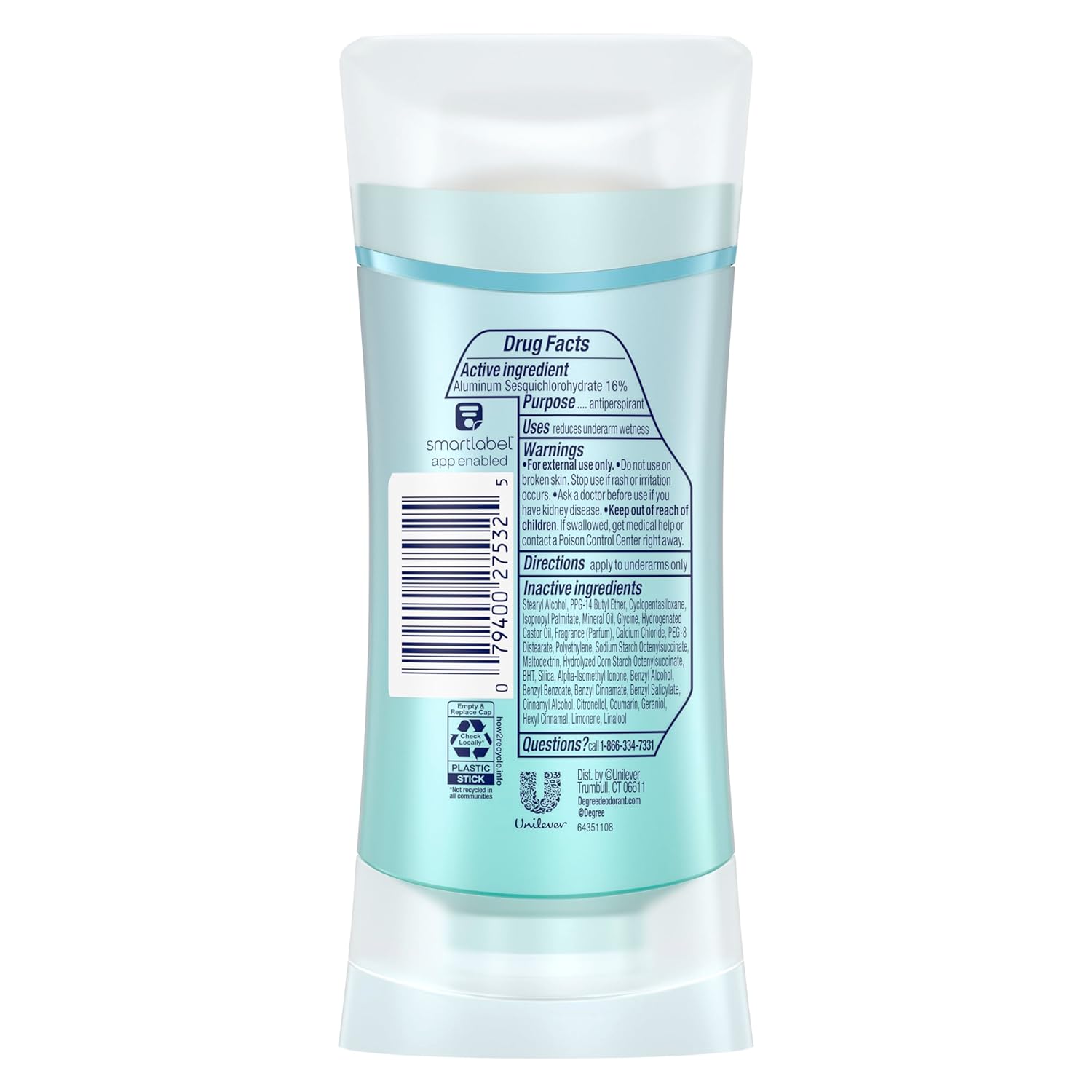 Degree Advanced Protection – Desodorante antitranspirante en polvo transparente para control de sudor y olor de 72 horas para mujeres, con