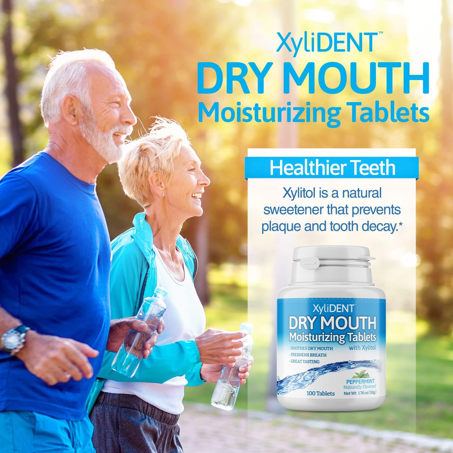 Nature’s Stance XyliDENT – Tabletas de xilitol para alivio de la boca seca, estimula la saliva, refresca el aliento, reduce la producción de ácido,