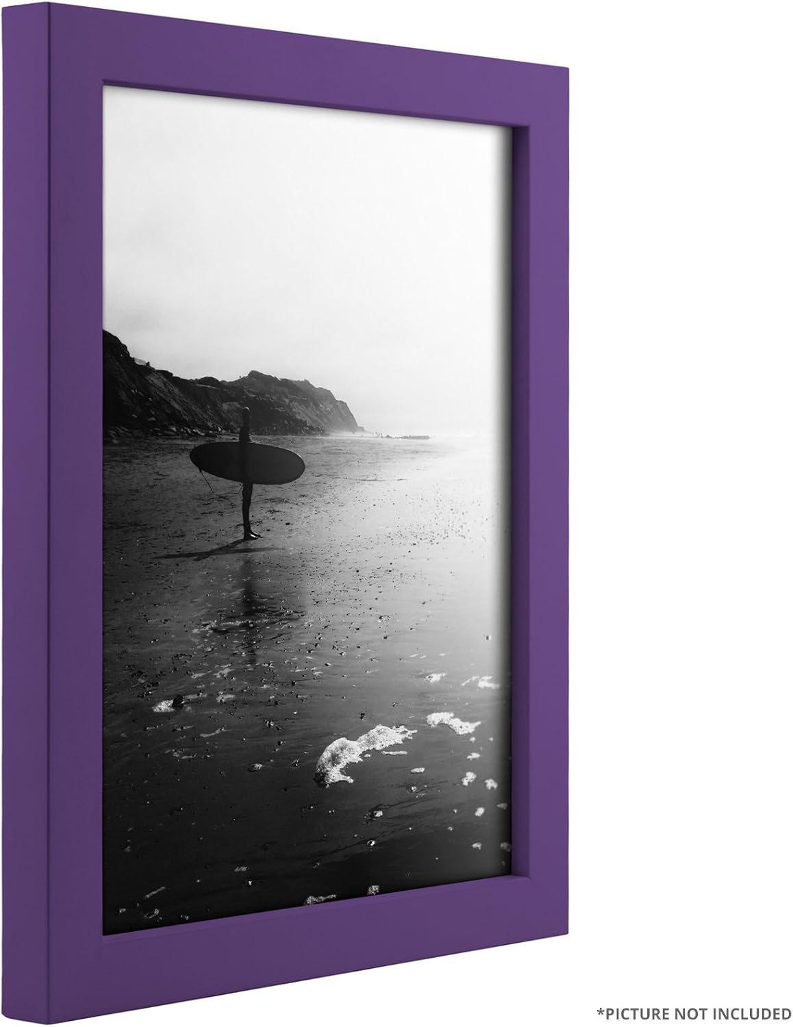 Craig Frames – Marco de fotos, madera maciza, acabado compuesto liso, 0.875pulgadas de ancho, disponible en una variedad de colores divertidos