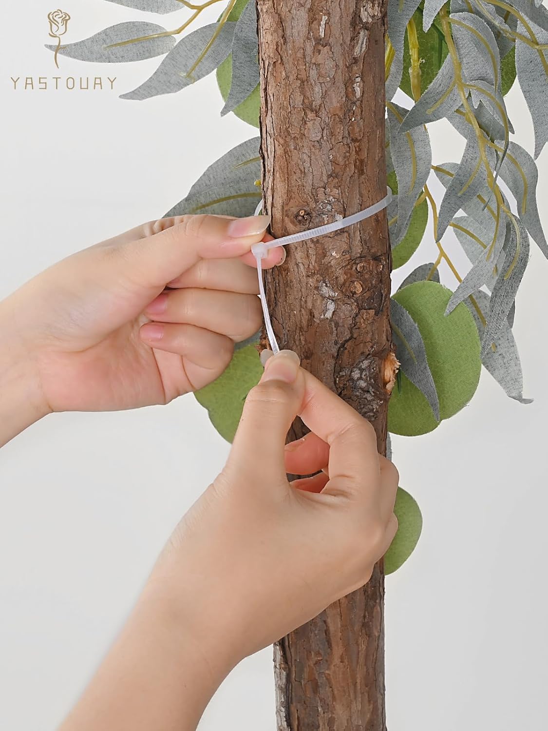 Yastouay Kit de flores de arco de boda, juego de 2 guirnaldas de flores artificiales de tamaño extendido de 35 pulgadas para decoración de boda de