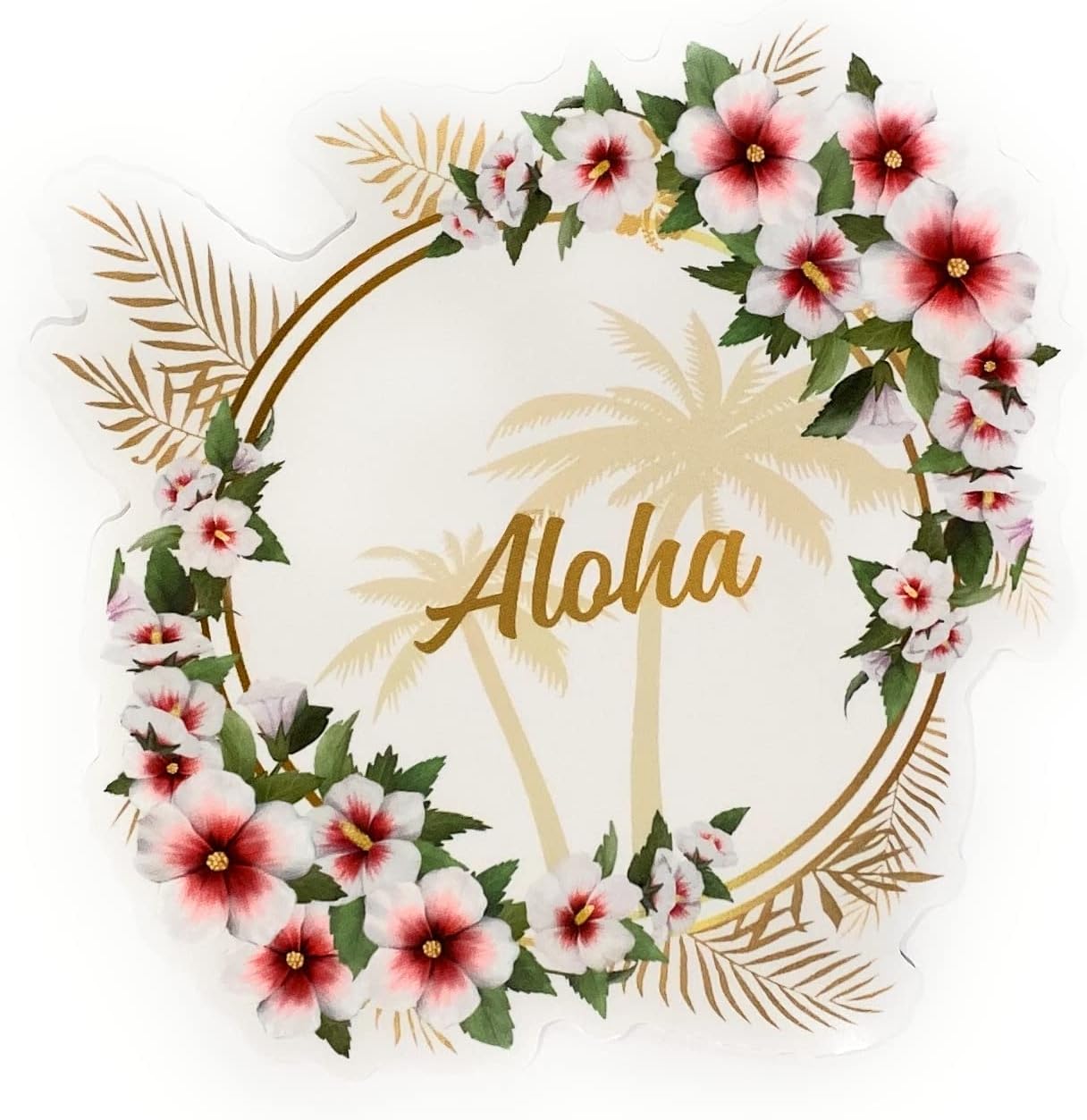 Aloha Designs Aloha – Organizador de escritorio pisapapeles, pieza de decoración de mesa, pisapapeles de cúpula de cristal de 3 pulgadas, ideal para