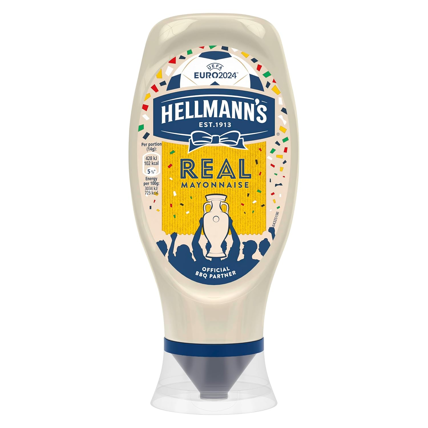 Hellmanns Real Mayonesa Squeezy 15.17 oz