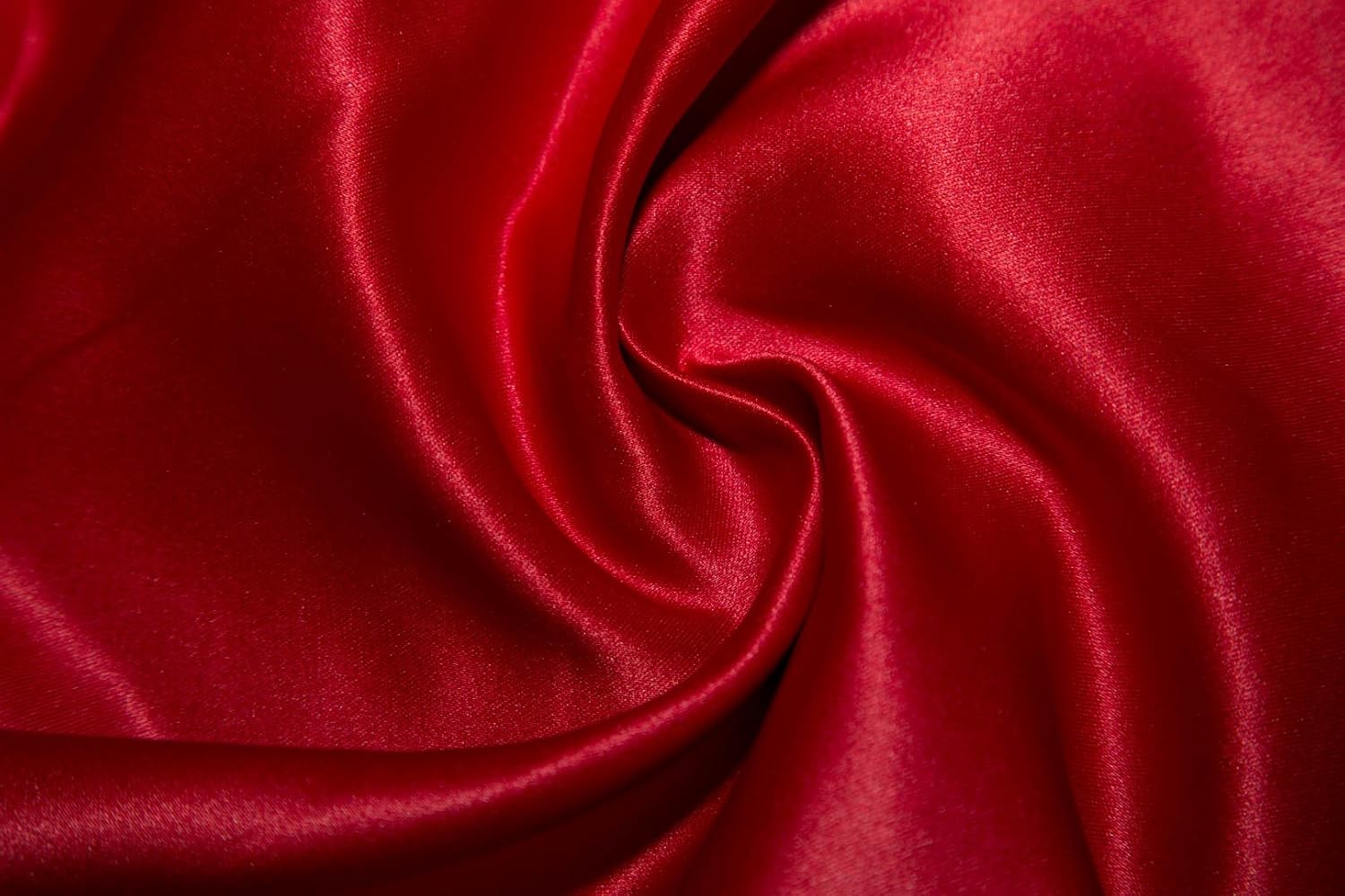 Tela de satén para novia, peso pesado, brillante, de 56 a 58 pulgadas, costura por yarda (rojo)