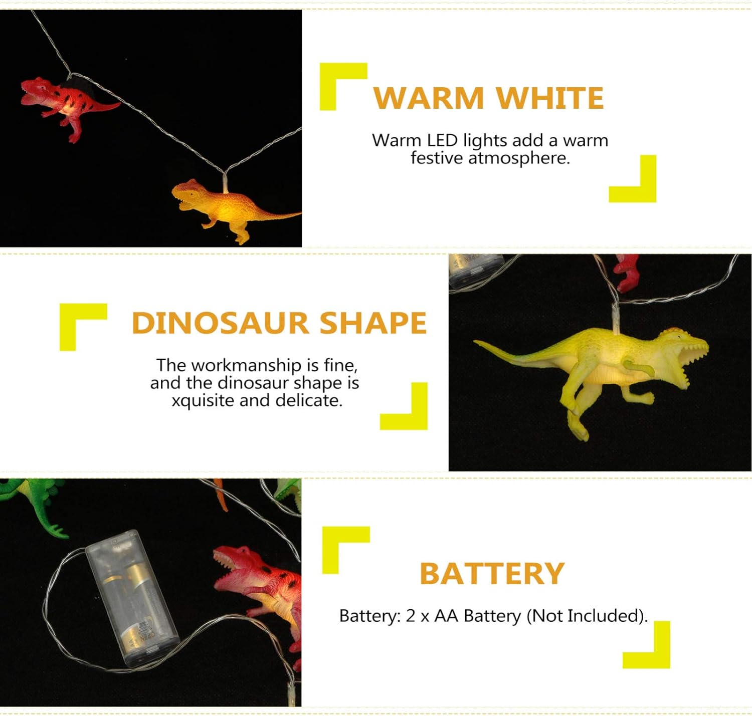 Uonlytech 1 juego de luces de dinosaurio figuras de dinosaurio realistas figuras de dinosaurio iluminadas juguete al aire libre juguete infantil
