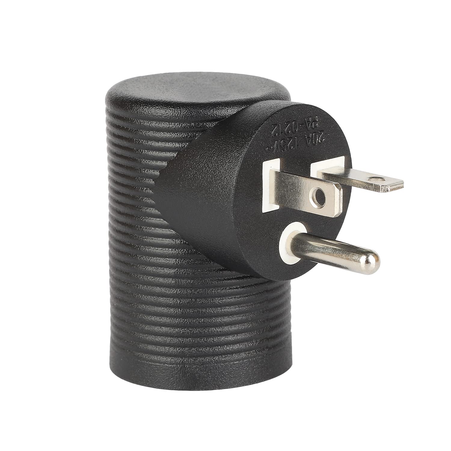 Adaptador de corriente en ángulo derecho, adaptador de corriente de ángulo descendente, ángulo Nema 5-20P macho a 5-20R hembra, adaptador de CA