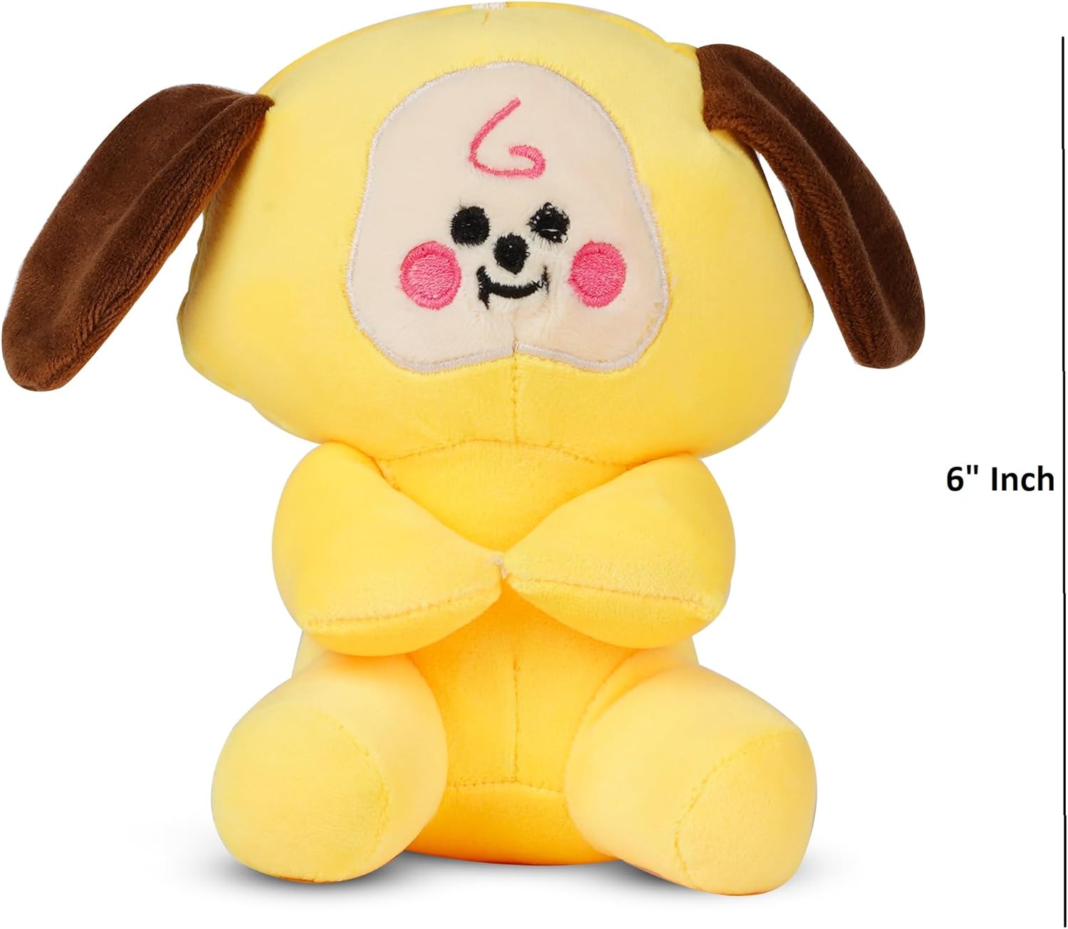 BTS Bt21 – Paquete de 6 juguetes de peluche, adorables peluches para fanáticos de todas las edades, juego completo coleccionable con tus miembros