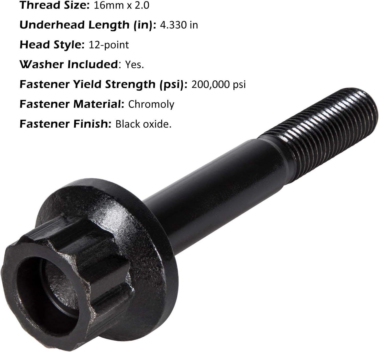 2342503 Tornillo de equilibrador armónico para motores Chevrolet Gen IIIIV LS1 LS2 LS3 LS6 bloque pequeño 4.8L  5.3L  5.7L  6.0L  6.2L (excepto LS7)