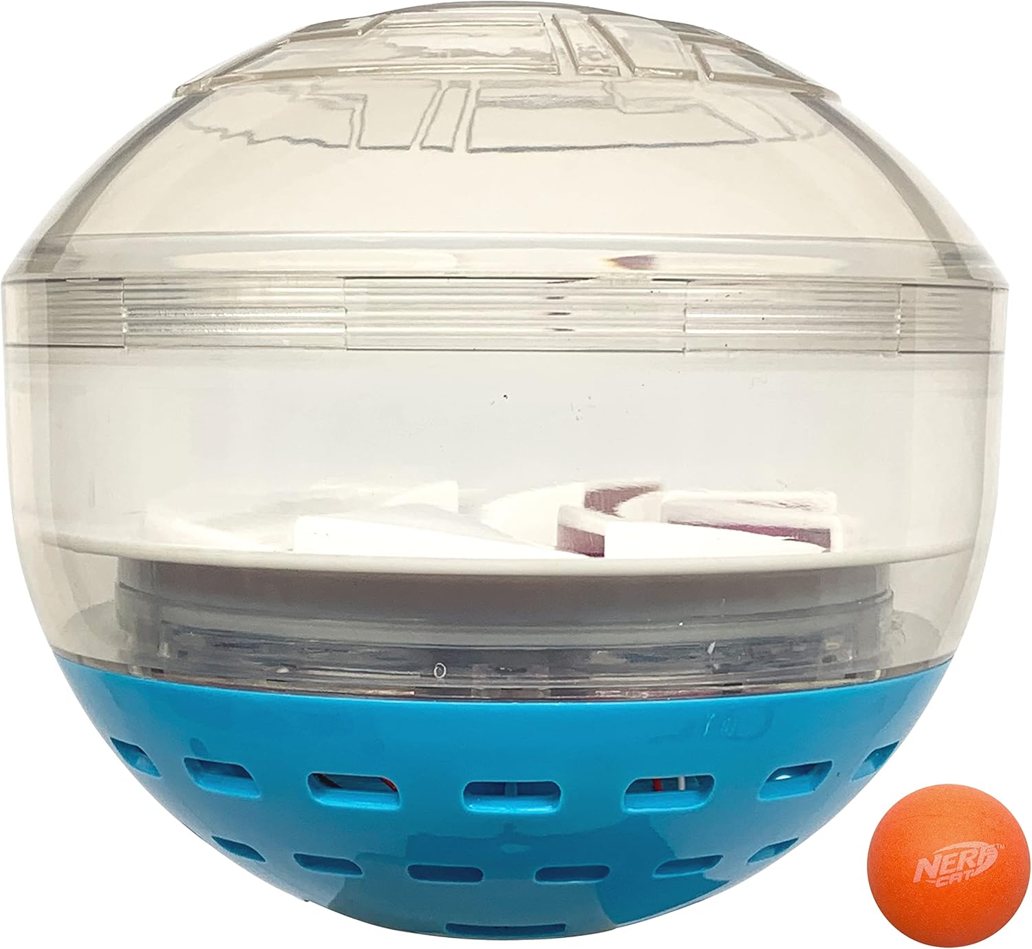 Nerf Dog 6in ABS Wobble LED Fan Bowl con 1.575 in Ping Pong Ball (NC-7839)