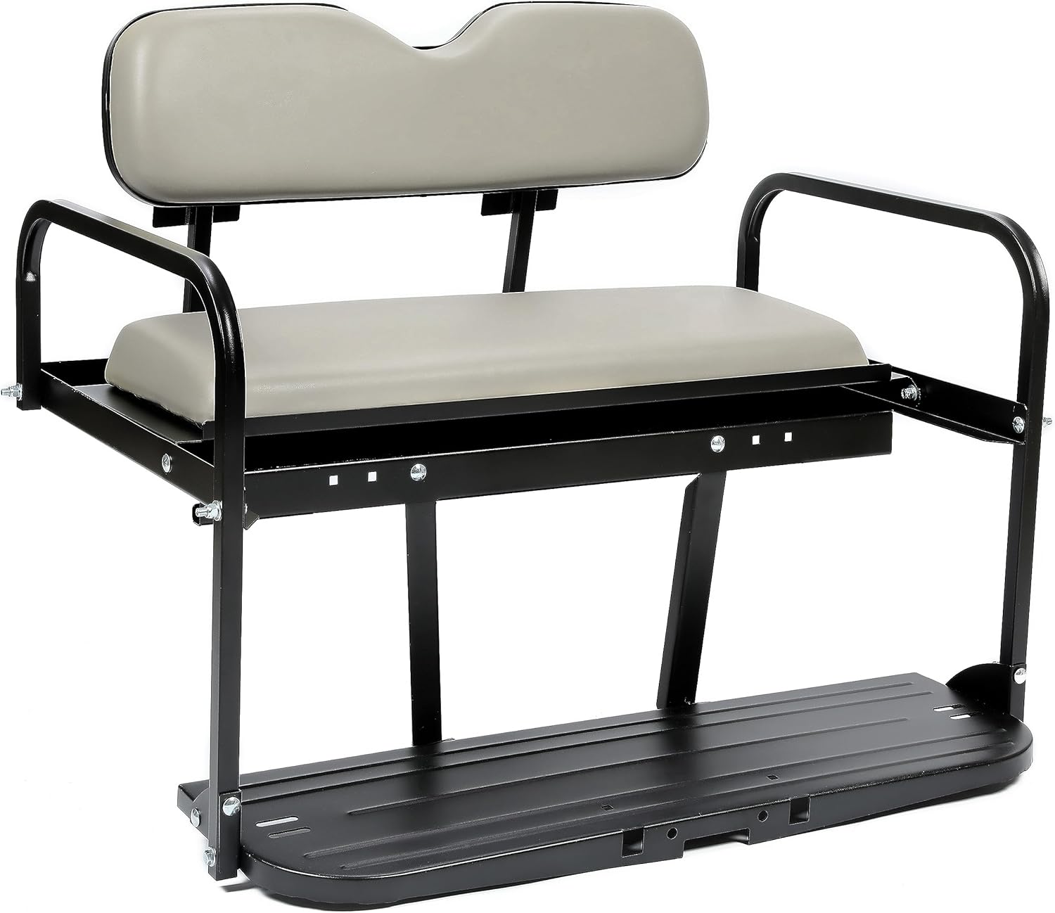 HECASA Kit de asiento trasero abatible compatible con carrito de golf EZGO Marathon Pre-1994 abatible, plegable, plegable, asiento trasero blanco