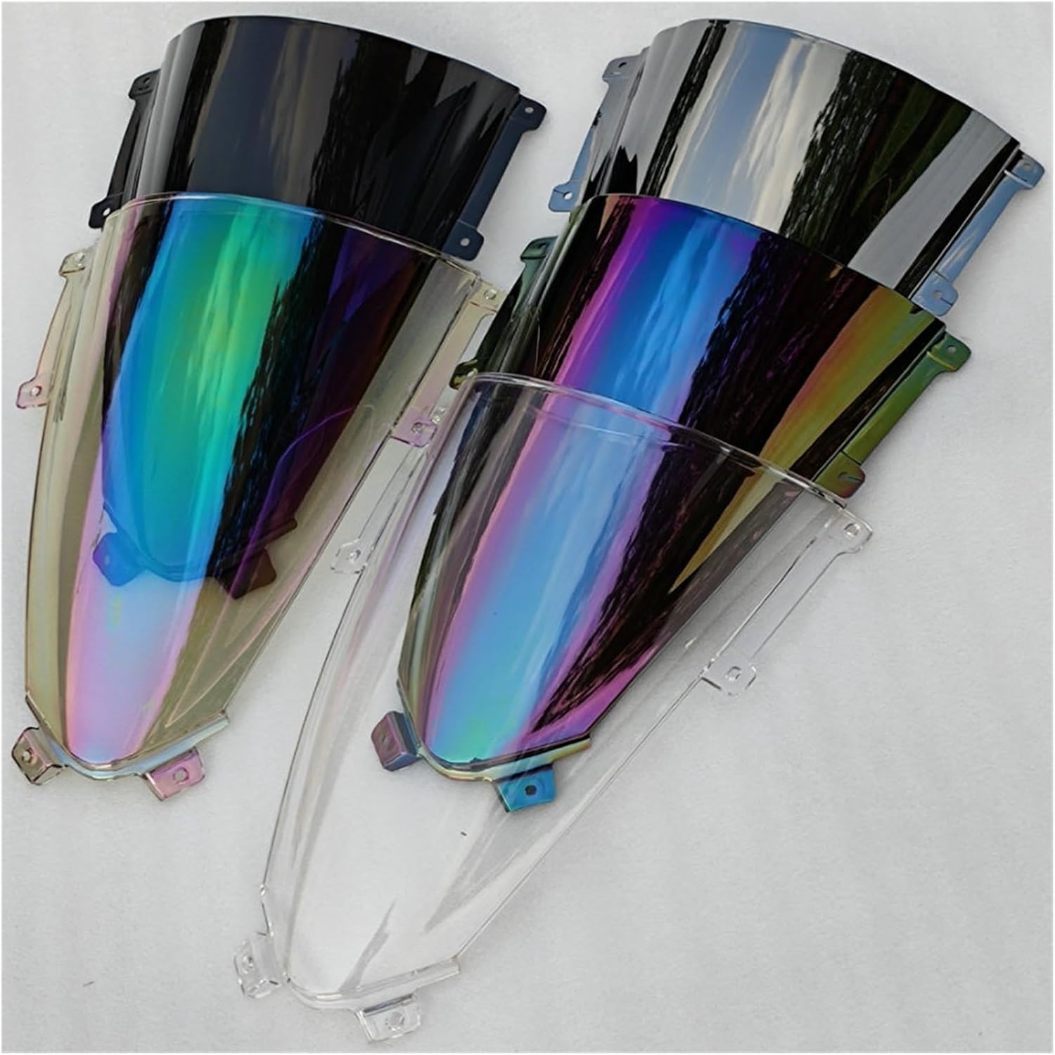 KemtAt Windscreen Compatible with Ducati Panigale V2 955 V4 R S V4R 998 V4S Corse 2018 2019 2020 2021 Screen Deflectors Windshield Iridium Smoke
