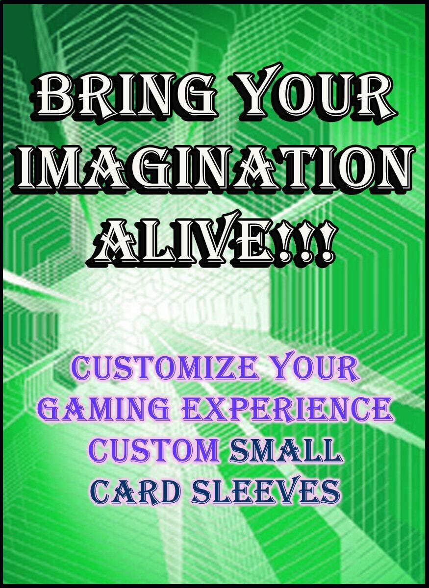 Fundas personalizadas para tarjetas de 60 unidades con tu diseño para tarjetas de juegos de tamaño pequeño, Yugioh, Vanguard