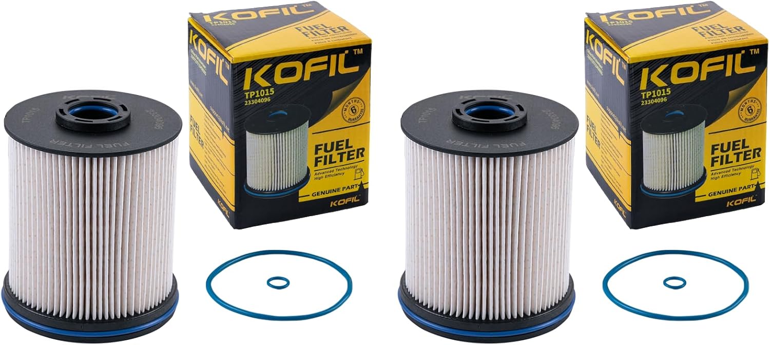 TP1015 Filtro de combustible apto para filtro de combustible diésel Duramax de 6.6L compatible con Chevrolet Silverado 2017-2021GMC Sierra 2500HD