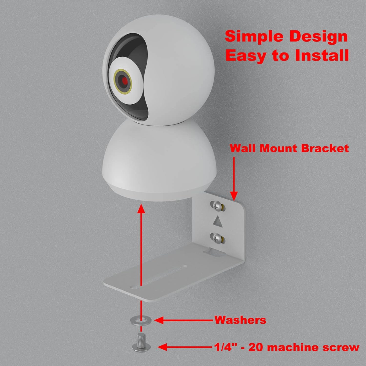 Soportes de montaje en pared universales para cámara Wyze Pan V2, V3 y otras cámaras de interior, soportes de pared para cámaras pequeñas de casa,