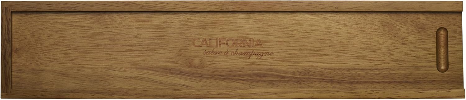 California Champagne Saber Company – Palisandro – Espada hecha a mano en estilo francés Laguiole – Empaquetada en elegante caja de madera de roble –