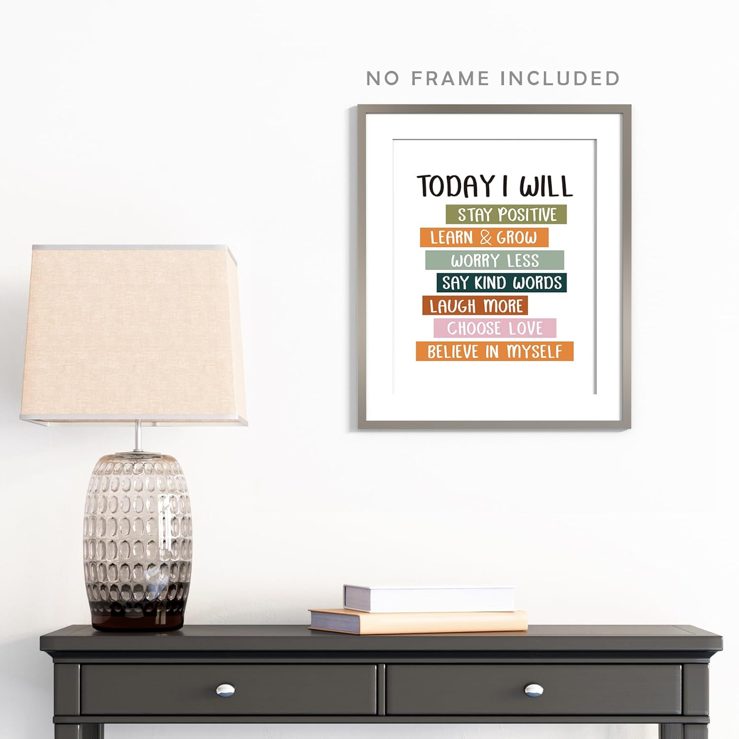 Today I Will, Positive Affirmations Poster for Kids, Classroom Decor, Kids Wall Art, Kids Room Wall Decor, Nursery Decor, Encouragement Artwork
