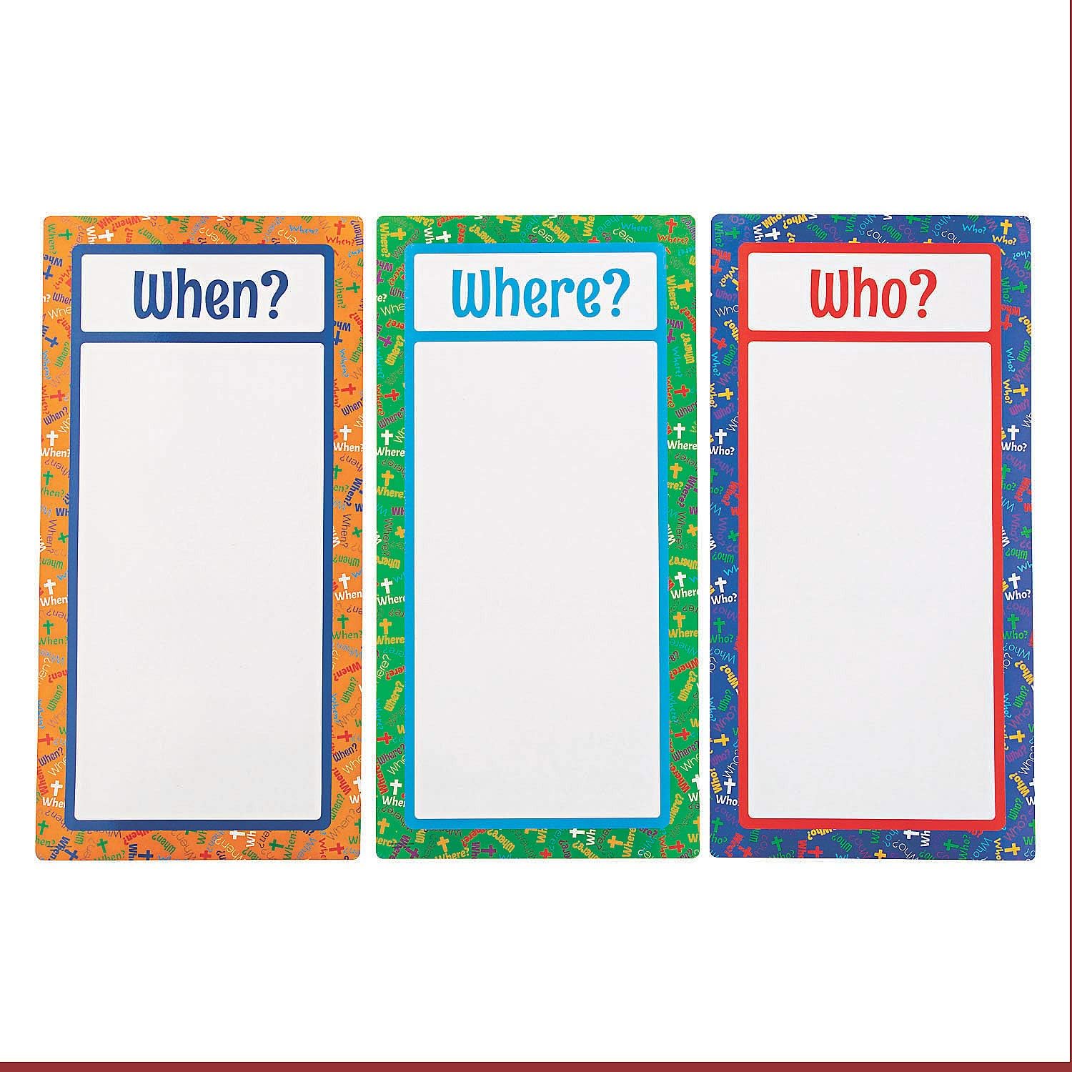Fun Express – Juego de Pstr de borrado en seco religioso Do You Know – Papelería – Suministros de oficina – Suministros para el aula – 6 piezas