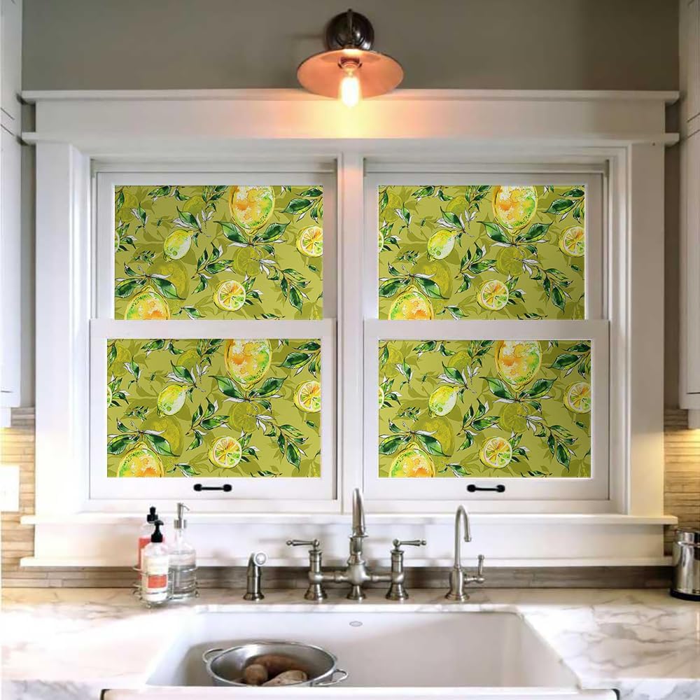 Papel tapiz autoadhesivo de 18 x 236 pulgadas, color amarillo, extraíble, fácil de despegar, para cocina, dormitorio, baño, inquilino