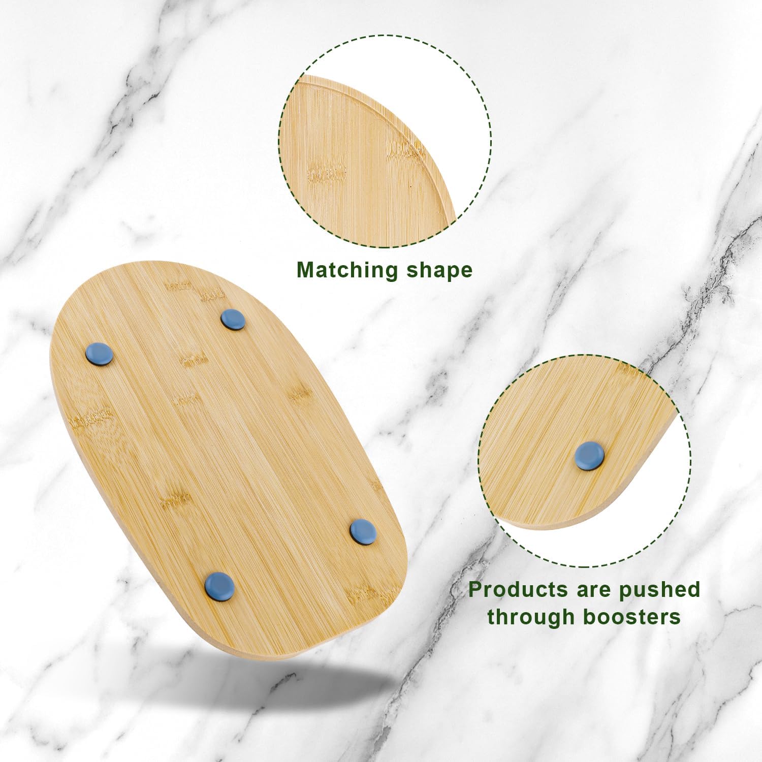 Alfombrillas deslizantes para batidora de pie, tapete deslizante de madera impermeable para electrodomésticos de cocina, alfombrilla de mudanza para
