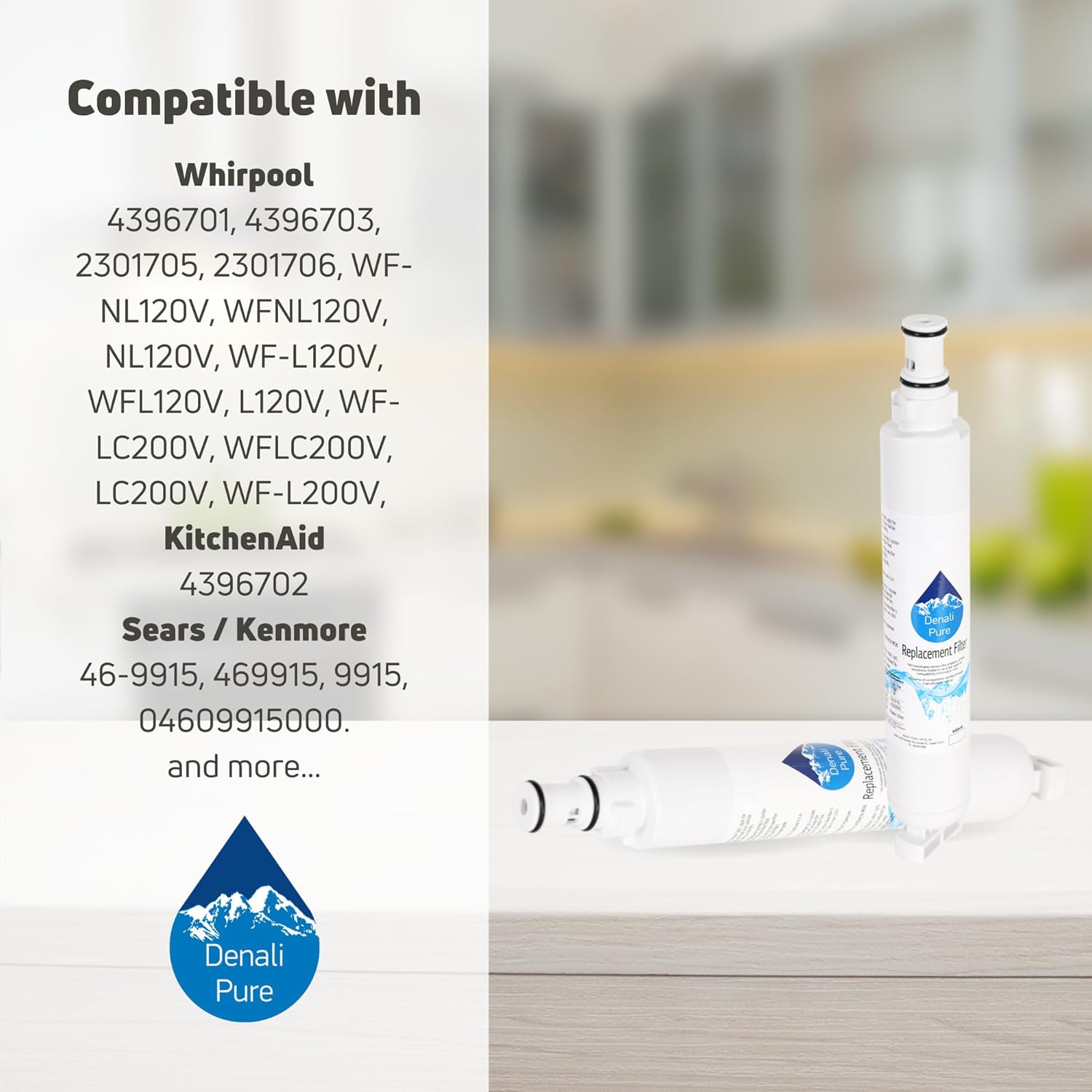 Filtro de agua Whirlpool rwf1021FrigoríficoRecambio Compatible Cartucho de filtro de agua para nevera Whirlpool rwf1021