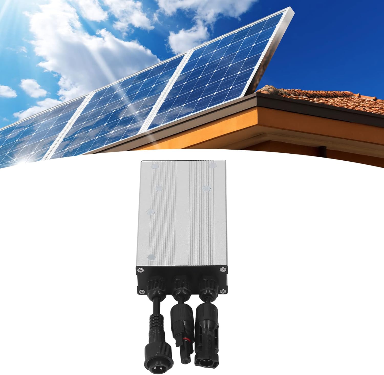 AC120V MPPT – Inversor de lazo de rejilla solar micro pura de aleación de aluminio con ondas sinusoidales solares de aleación de aluminio,