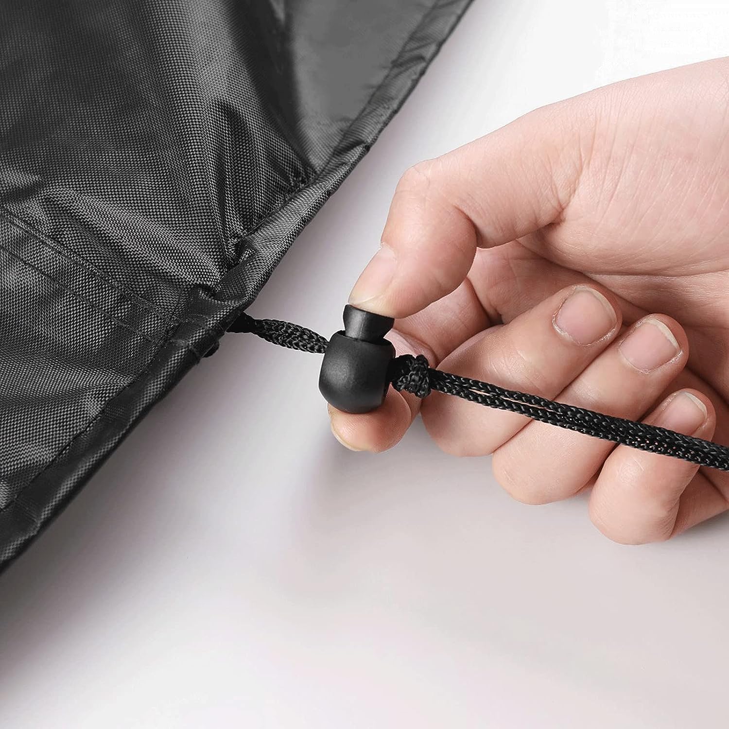 Cubiertas redondas para muebles de patio, mesa y silla al aire libre, cubierta impermeable resistente a los rayos UV antidecoloración