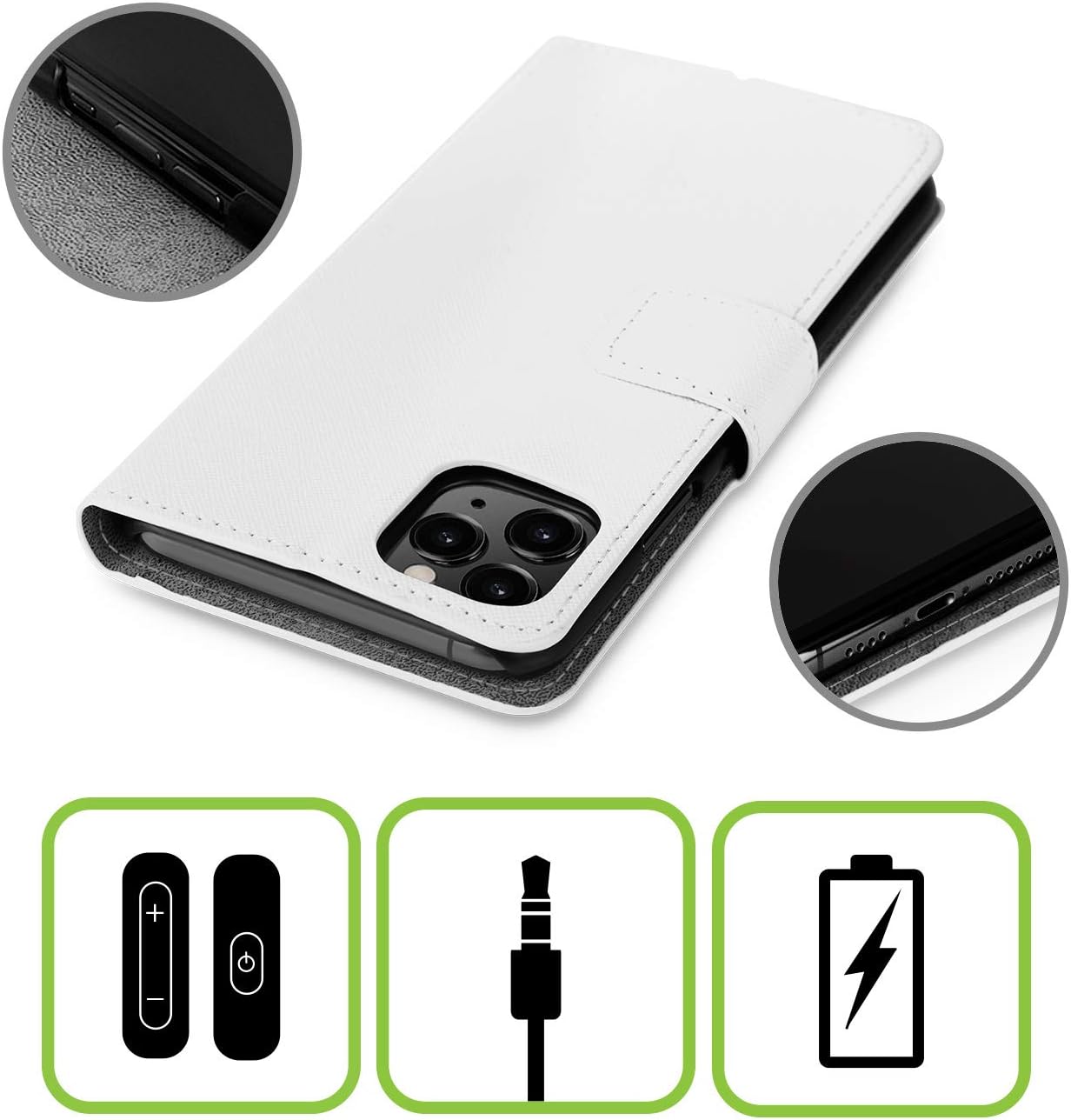 Head Case Designs Officially Licensed Wyanne Quiet Creative Animals 2 Leather Book Wallet Case Cover Compatible with Google Pixel 7a