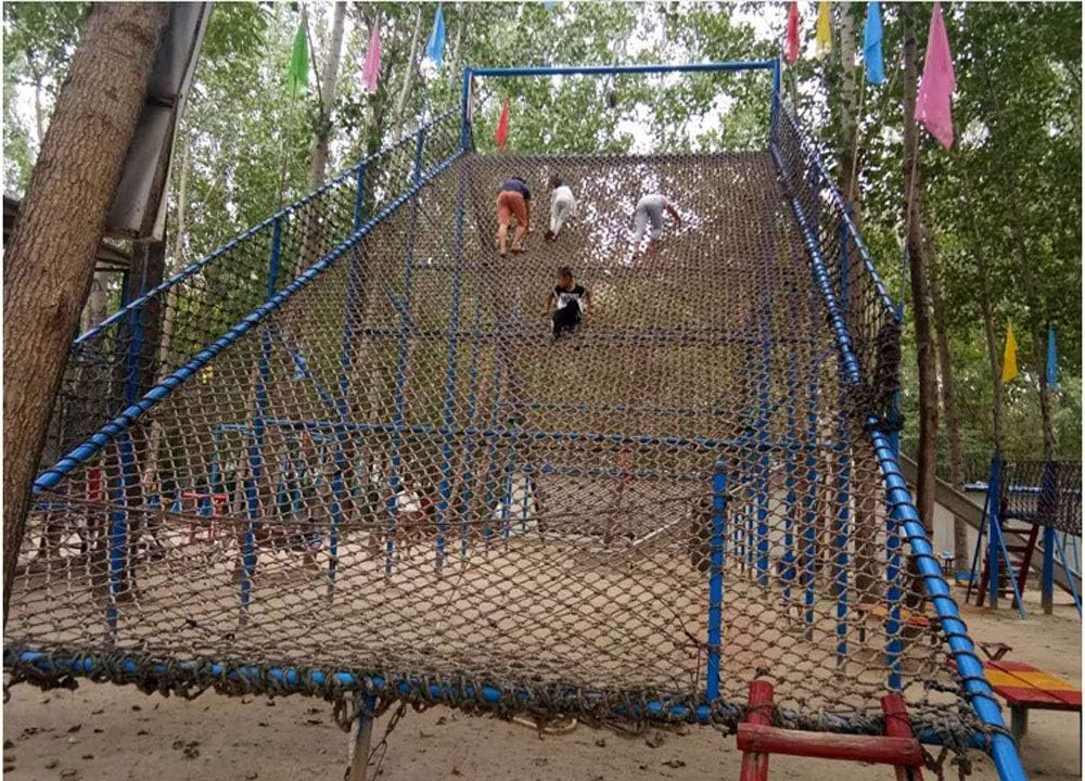 RZM Red de escalada para niños, redes de seguridad, cuerda de carga, escalera, camión, remolque, red resistente, balcón, barandilla, protección de