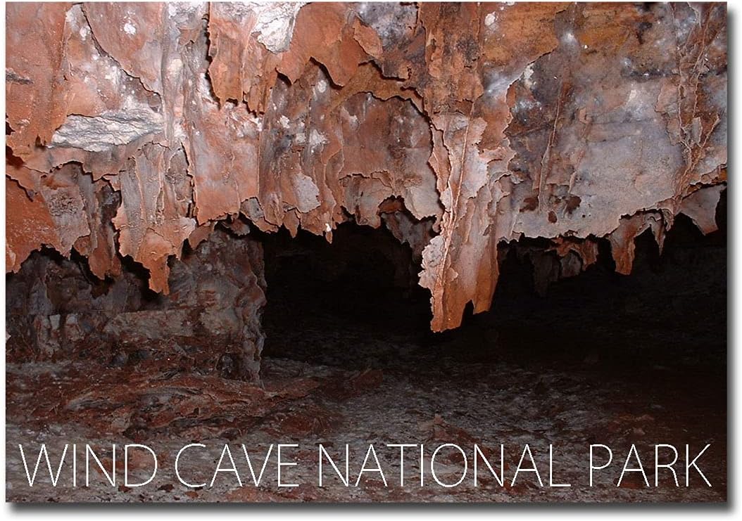 Parque Nacional de la Cueva del Viento, Dakota del Sur imán de viaje tamaño 2.5″ x 3.5″