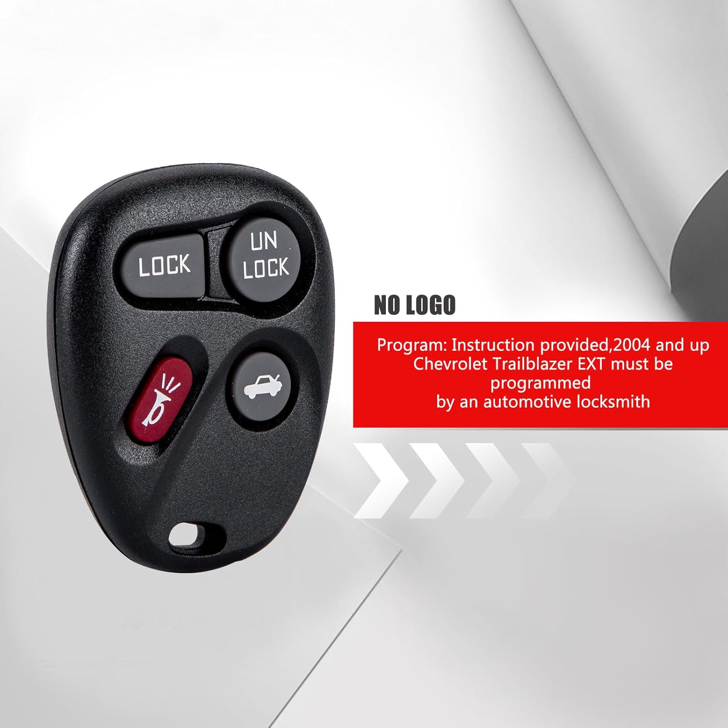 Reemplazo de llavero de coche con control remoto de entrada sin llave para Trailblazer GMC Envoy 2002-2007 2003 – 2008 Isuzu Ascender MYT3X6898B (1)